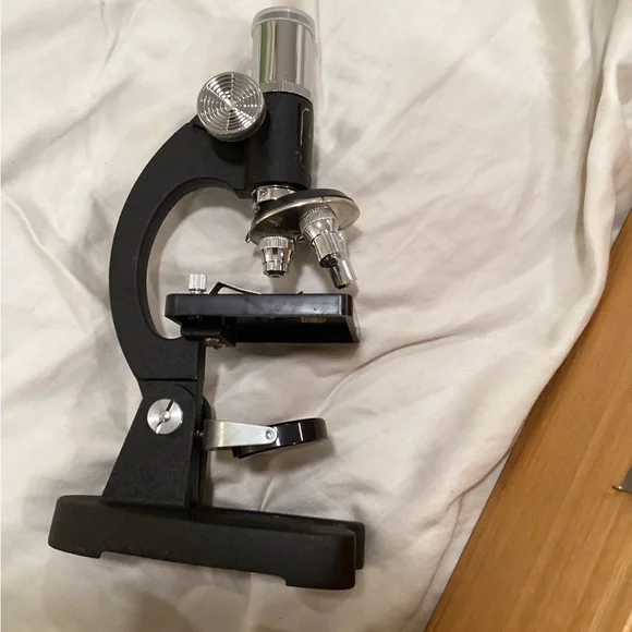 HOC Vintage Black Microscope COMPLETE .. NIB very rare - Picture 9 of 9